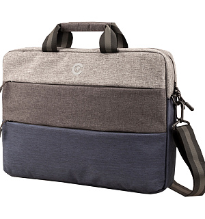 Сумка для ноутбука 15,6" Continent CC-212 Blue полиэстер, нейлон, серый, синий, 400*300*60мм