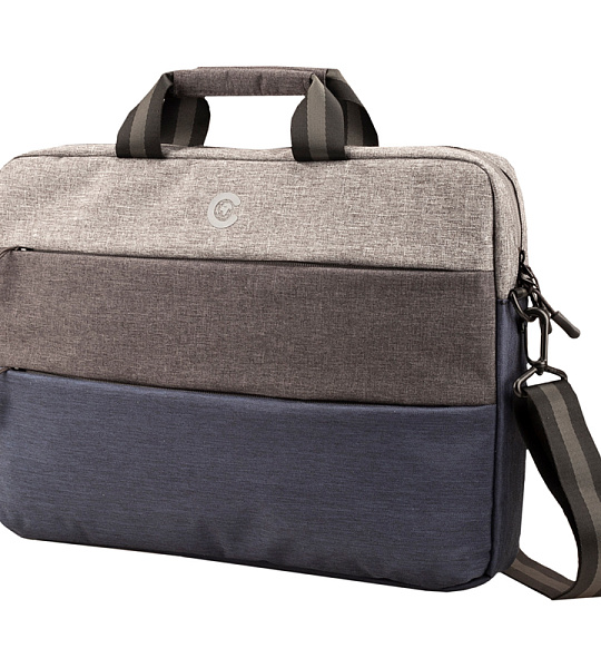 Сумка для ноутбука 15,6" Continent CC-212 Blue полиэстер, нейлон, серый, синий, 400*300*60мм
