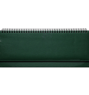 Планинг недатированный, 330*130мм, 56л., кожзам, OfficeSpace "Winner", зеленый