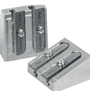 Точилка металлическая Berlingo "Steel&Style" 2 отверстия