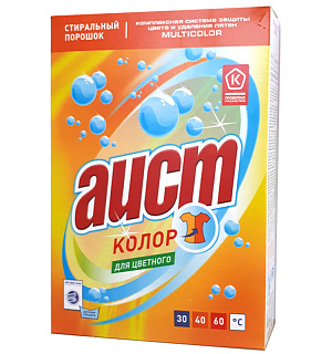 Порошок универсальный для стирки Аист "Колор", 400г, 4301020020 (ПОД ЗАКАЗ)