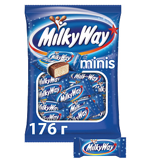 Шоколадные батончики MILKY WAY "Minis", 176 г, 2262