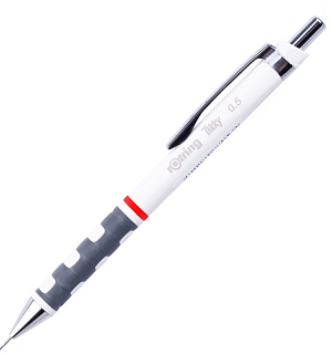 Карандаш механический Rotring "Tikky" 0,5мм, HB, белый
