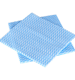 Салфетки для уборки OfficeClean, вискоза, перфорированные, волна, 34*38см., 5шт.