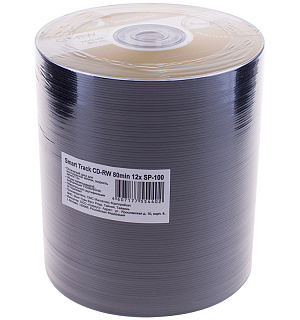 Диск CD-RW 700Mb Smart Track 4-12x Bulk (100шт)