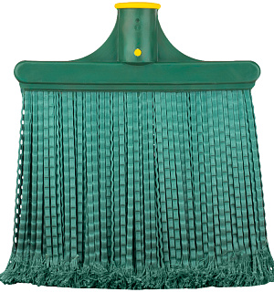 Метла OfficeClean, для улицы, малая, плоская распушенная, с деревянным черенком 120см
