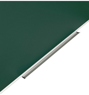 Доска магнитно-меловая OfficeSpace, 100*150см, алюминиевая рамка, полочка