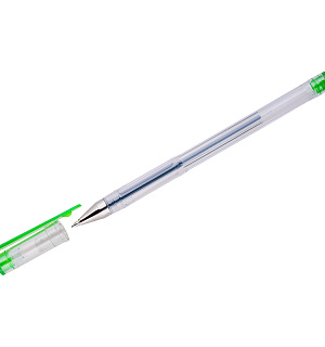 Ручка гелевая OfficeSpace зеленая, 0,5мм