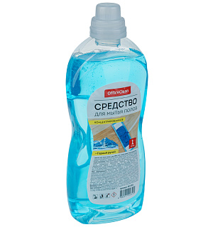 Средство для мытья полов и стен OfficeClean "Горный ручей", концентрат 1л