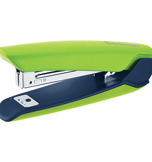 Степлер №10 Berlingo "Hyper" до 20л, 100 скоб, пластиковый корпус, зеленый