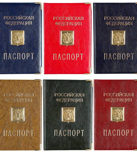 Обложка для паспорта OfficeSpace ПВХ, шильд, ассорти, тиснение золото "Герб"