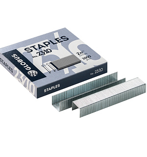 Скобы для степлера №23/10 Globus, оцинкованные, 1000шт.