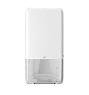 Диспенсер для полотенец листовых Tork "PeakServe"(H5), пластик, механический, белый, непрерывная под 552500 (ПОД ЗАКАЗ)