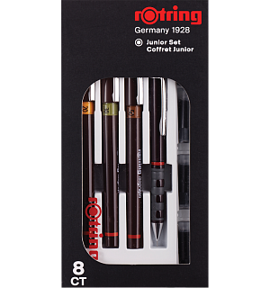Набор изографов Rotring 0,2/0,3/0,5мм, мех. карандаш 0,5мм, чернила
