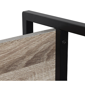 Стеллаж на металлокаркасе BRABIX "LOFT SH-002", 600х350х845 мм, цвет дуб антик, 641232