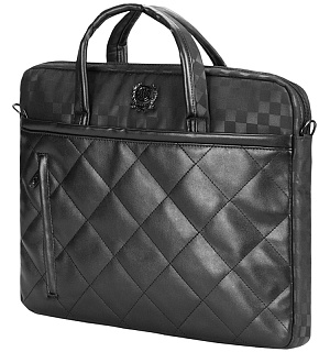 Сумка для ноутбука 15,6"-16" Continent CC-036 Black полиэстер, экокожа, черный, 400*300*35мм