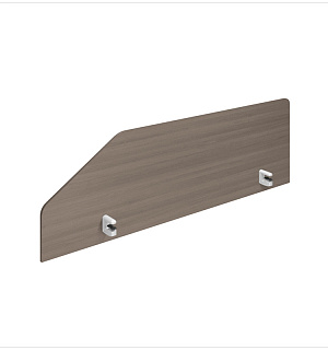 Экран для стола МФ Виско Стиль/Дуб шамони темный, 1400*16*500 + к-т кронштейнов (ПОД ЗАКАЗ)