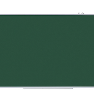 Доска магнитно-меловая OfficeSpace, 90*120см, алюминиевая рамка, полочка