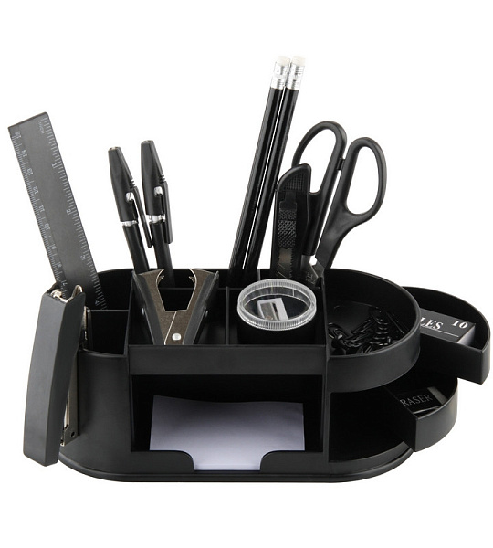 Набор настольный Attache 16 предметов черный