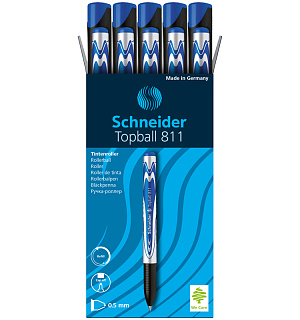 Ручка-роллер Schneider "TopBall 811" синяя, 0,7мм