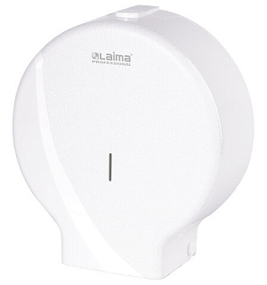 Диспенсер для туалетной бумаги LAIMA PROFESSIONAL ORIGINAL (Система T1), БОЛЬШОЙ, белый, ABS-пластик, 605768