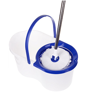 Набор для уборки OfficeClean Professional ведро 6л с отжимом,самоотж. швабра с круглой насадкой