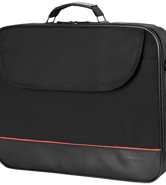 Сумка для ноутбука 15,6" Continent CC-100 BK полиэстер, черный, 415*310*70мм