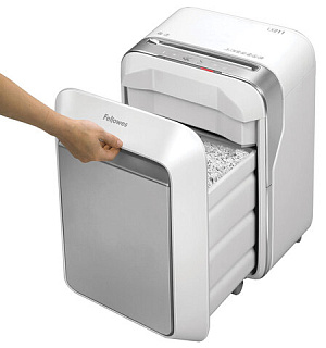 Уничтожитель (шредер) FELLOWES LX211, 5 уровень секретности, 2x12 мм, 15 листов, 23 л, белый, FS-50503