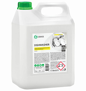 Средство для мытья посуды в посудомоечных машинах 6,4 кг GRASS DISHWASHER, щелочное, 125237
