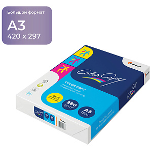 Бумага Color copy А3, 280г/м2, 150л., 161%