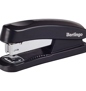 Степлер №24/6, 26/6 Berlingo "Universal" до 30л., пластиковый корпус, черный