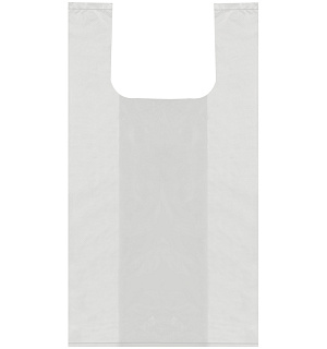 Пакет-майка OfficeClean, ПНД, 25+12*45см, 10мкм, рулон на втулке, 200шт., прозрачный