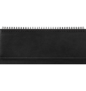 Планинг недатированный, 330*130мм, 56л., кожзам, OfficeSpace "Winner", черный