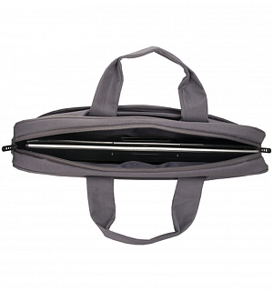 Сумка для ноутбука 15,6" Continent CC-012 полиэстер, нейлон, серый, 420*300*50мм