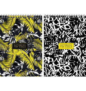 Блокнот А5 60л. на гребне ArtSpace "Узоры. Quite the thing", твердая подложка