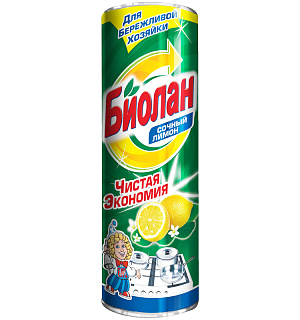 Средство чистящее Биолан "Сочный Лимон", порошок, 400г