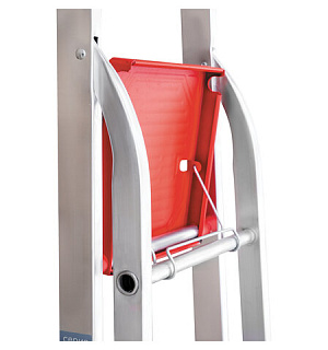 Стремянка алюминиевая 7 ШИРОКИХ СТУПЕНЕЙ 13 см, площадка 1,5 м, нагрузка 225 кг, вес 6,8 кг, 5110107, НВ