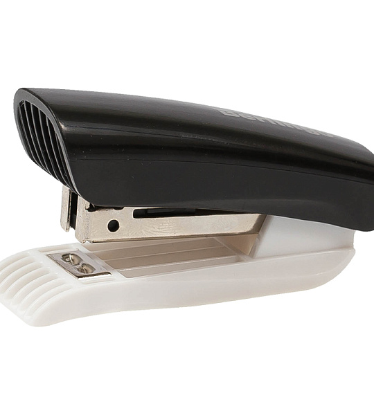 Мини-степлер №10 Berlingo "Blitz" до 10л., пластиковый корпус, черный