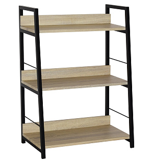 Стеллаж на металлокаркасе BRABIX "LOFT SH-002", 600х350х845 мм, цвет дуб натуральный, 641233