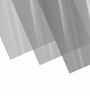 Обложки пластиковые для переплета, А4, КОМПЛЕКТ 100 шт., 150 мкм, прозрачно-дымчатые, BRAUBERG, 530827