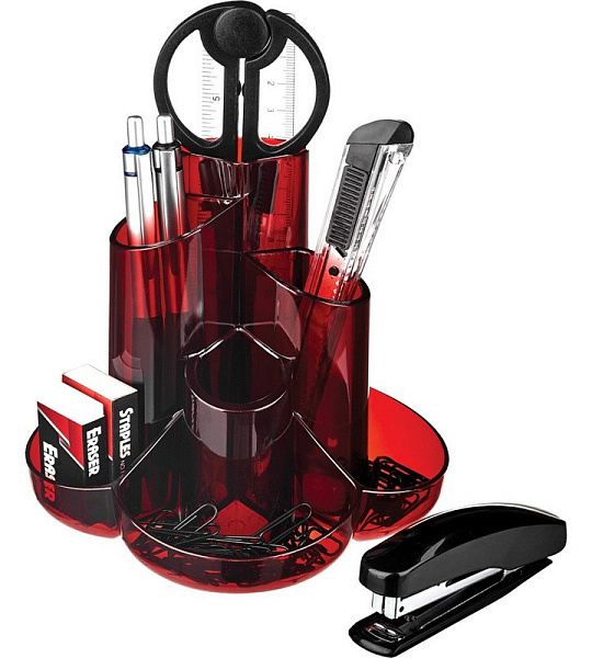 Набор настольный Attache Selection 10 предметов вишня S-357