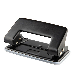 Дырокол Attache Economy до 10 листов, без линейки, цвет черный