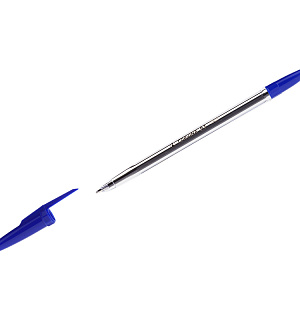 Ручка шариковая Corvina "51 Classic" синяя, 1,0мм, прозрачный корпус