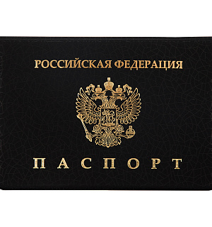 Обложка для паспорта OfficeSpace "Герб", ПВХ, ассорти, тиснение