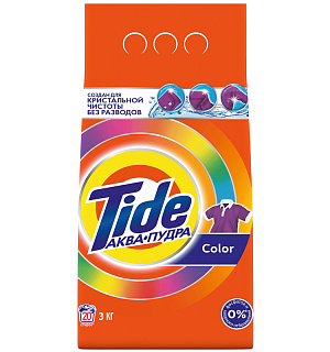 Порошок для машинной стирки Tide "Color", 3кг