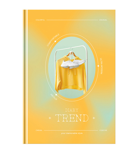 Ежедневник недатированный А5, 160л., 7БЦ BG "Trend", матовая ламинация