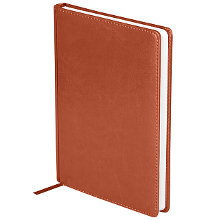 Ежедневник датированный 2023г., A5, 176л., кожзам, OfficeSpace "Nebraska", коричневый