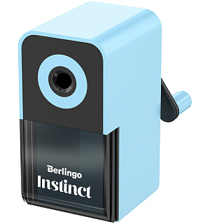 Точилка механическая Berlingo "Instinct", цвета в асс., пласт. корпус, инд. упаковка