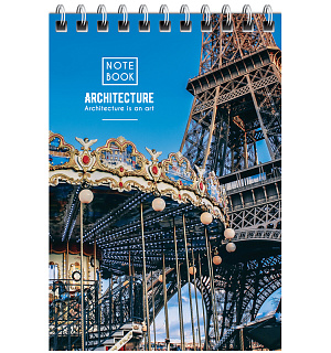 Блокнот А6 60л. на гребне ArtSpace "Путешествия. Architecture"