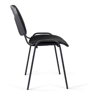 Стул STAFF "Iso Lite CF-008", кожзам черный (Z-11), 532564